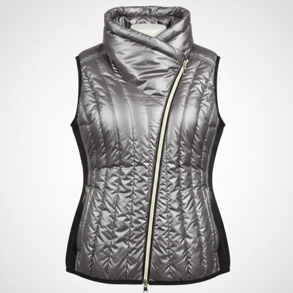 Calvin Klein Jackets & Blazers - Calvin Klein Performance Asymmetrical Down Vest | Gunmetal Gray | Size XS